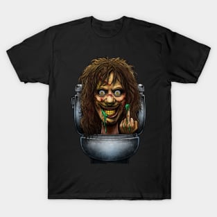 Horror toilet Monster #4 T-Shirt